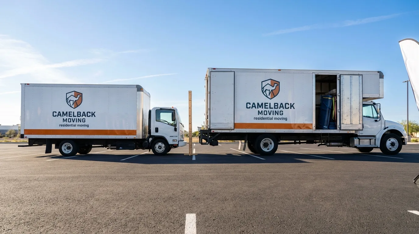Moving truck size capacity guide in Royal City